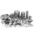 VINOD 101 Pieces Griha Pravesh Set Thoughtful Gift for Housewarming, Wedding Celebrations and other Auspicious Moments
