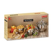 VINOD Stainless Steel Montero Insulated Casserole with Glass Lid & Steel Knob – Set of 3 Pcs – 500 ml, 900 ml & 1500 ml