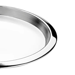 Vinod Stainless Steel Two Tone Dish / Serving Dish / Salad Plate / Snack Plate, Set of 6 pieces