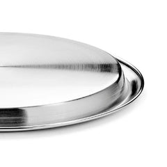 Vinod Stainless Steel Two Tone Dish / Serving Dish / Salad Plate / Snack Plate, Set of 6 pieces