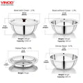 VINOD 18 Pieces Stainless Steel Dinner Set with Mirror finish, Heavy-Gauge steel, Rust-free, Durable, Dishwasher safe & ISI Certified