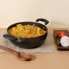 Vinod Hard Anodised Deep Kadai Without Lid