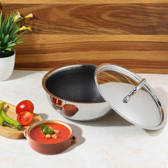 Platinum SAS Pro Extra Deep Tasla with lid ( Induction Friendly )