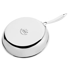 Doniv Titanium Triply Stainless Steel Fry Pan Induction Friendly