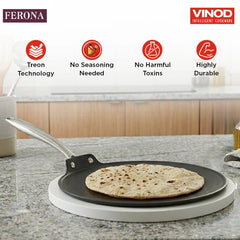 Vinod Ferona Cast Iron Roti Tawa - 26 cm