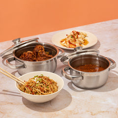 Vinod Stainless Steel Bremen Saucepot Set
