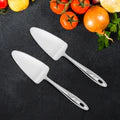 VINOD Stainless Steel Cake / Desserts Server Set of 2, Highest Grade Stainless Steel, Mirror Finish, Rust Free, Dishwasher Safe