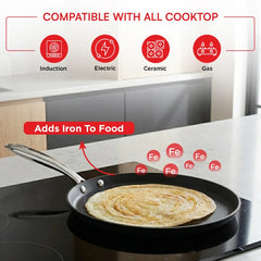 Vinod Ferona Cast Iron Dosa Tawa - 27 cm