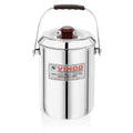 VINOD Stainless Steel Deluxe Hot Tiffin with 3 Compartment, Insulated, Rust Free, Leak Proof, Dishwasher Safe, Strong and Tough