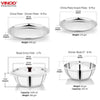 VINOD 36 Pieces Stainless Steel Dinner Set, Heavy Gauge steel, Durable,Tough & Strong, Rust-free, Dishwasher safe & ISI certified
