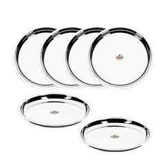 Vinod Stainless Steel New Tat, Set of 6 pieces