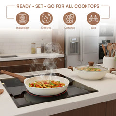 Vinod Di Casa Signature Ceramic Non Stick Cookware Set - 3 pcs