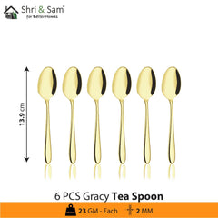 Stainless Steel Cutlery with Champagne Gold PVD Coating Gracy