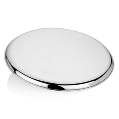 Vinod Stainless Steel Bangla Bogi Plate, Lunch & Dinner Plate, Set of 4 pieces, Diameter 29 cm