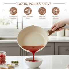 Vinod Di Casa Signature Ceramic Non Stick Cookware Set - 3 pcs