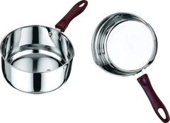 Vinod Milkpan 2 Piece Set 1 L & 1.6 L (Induction Friendly)