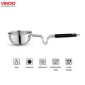 Vinod - Claro Heavy Gauge Stainless Steel Hammered Tadka Pan, 1.5 mm