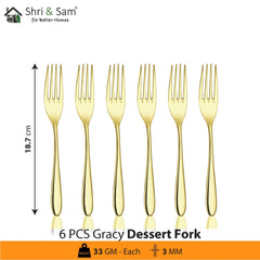 Stainless Steel Cutlery with Champagne Gold PVD Coating Gracy