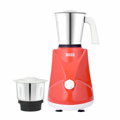 BOSS Comfort 500W Mixer Grinder with Powerful Motor, 2 SS Jars, 2 years warranty