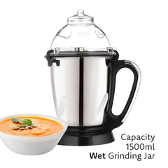 BOSS Tornado 1000Watt Mixer Grinder, 3 Jars, 5 years warranty