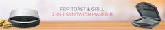 BOSS Aspic 750 Watts Sandwich Griller with Fixed Grill Plates