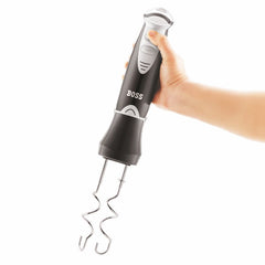 BOSS Quickmix Hand Blender 450 watts Hand Blender, Variable speed control, Chopper & Measuring Jar, Whisk & Dough hooks, 2 Years Warranty