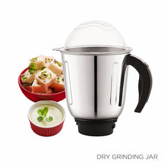 BOSS Alpha 750W Mixer Grinder with Powerful Motor, 3 SS Jars, 5 years warranty