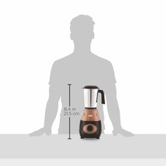 BOSS Bravo 500W Mixer Grinder with Powerful Motor, 3 SS Jars, 2 years warranty