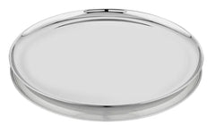 Vinod Stainless Steel Bangla Bogi Plate, Lunch & Dinner Plate, Set of 4 pieces, Diameter 29 cm