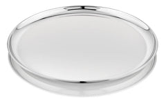 Vinod Stainless Steel Bangla Bogi Plate, Lunch & Dinner Plate, Set of 4 pieces, Diameter 29 cm