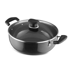 Vinod Hard Anodised Deep Kadai (Induction Friendly)