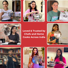 Doniv Stainless Steel Induction Bottom Multi Kadhai with 5 Plates (2 Idli, 1 Mini Idli, 1 Patra/Momos, 2 Khaman / Dhokla)