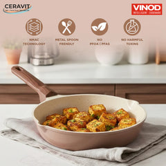 Vinod Ceravit Frypan - Desert Rose