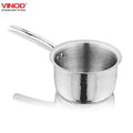 Vinod – Claro Heavy Gauge Stainless Steel Hammered Sauce Pan, 1.5 mm