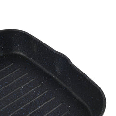 Zest Plus Grill Pan 24 cm - Aluminum Die Cast (Induction Friendly)