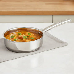 Doniv Majestic Stainless Steel Sandwich Bottom Fry Pan – Induction Friendly