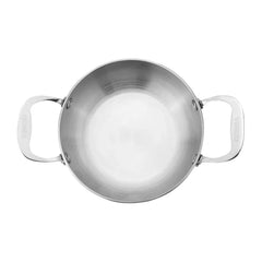 Platinum Triply Mini Kadai - 14 cm