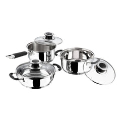 Vinod Stainless Steel Master Chef Cookware Set (Induction Friendly)