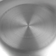 Vinod Platinum Triply Stainless Steel Wok - 26 cm (Induction Friendly)