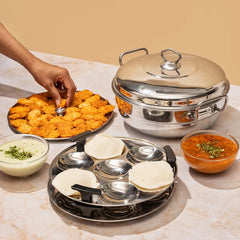 Vinod Stainless Steel Multi Kadhai (Induction Friendly)