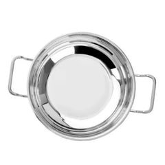 Doniv Stainless Steel Sandwich Majestic Bottom Kadai with Steel Lid – Induction Friendly