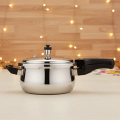 Doniv Titanium Triply Stainless Steel Pressure Cookers , Outer Lid, Induction Friendly