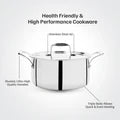 Doniv Titanium Triply Stainless Steel Sauce Pot with Cover