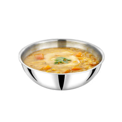 Doniv Titanium Triply Stainless Steel Tasla , Induction Friendly