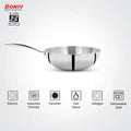 Doniv Titanium Triply Stainless Steel Wok