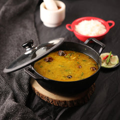 Vinod Legacy Pre - Seasoned Cast Iron Kadai