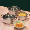 Vinod Oxford Stainless Steel Saucepot Set (Induction Friendly)