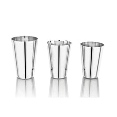 Vinod Stainless Steel Plain Glass, Set of 6 Pieces, No.8 – Capacity 400 ml