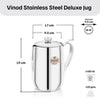 Vinod Stainless Steel Delux Jug Covered
