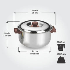 Vinod Stainless Steel Hot Casserole